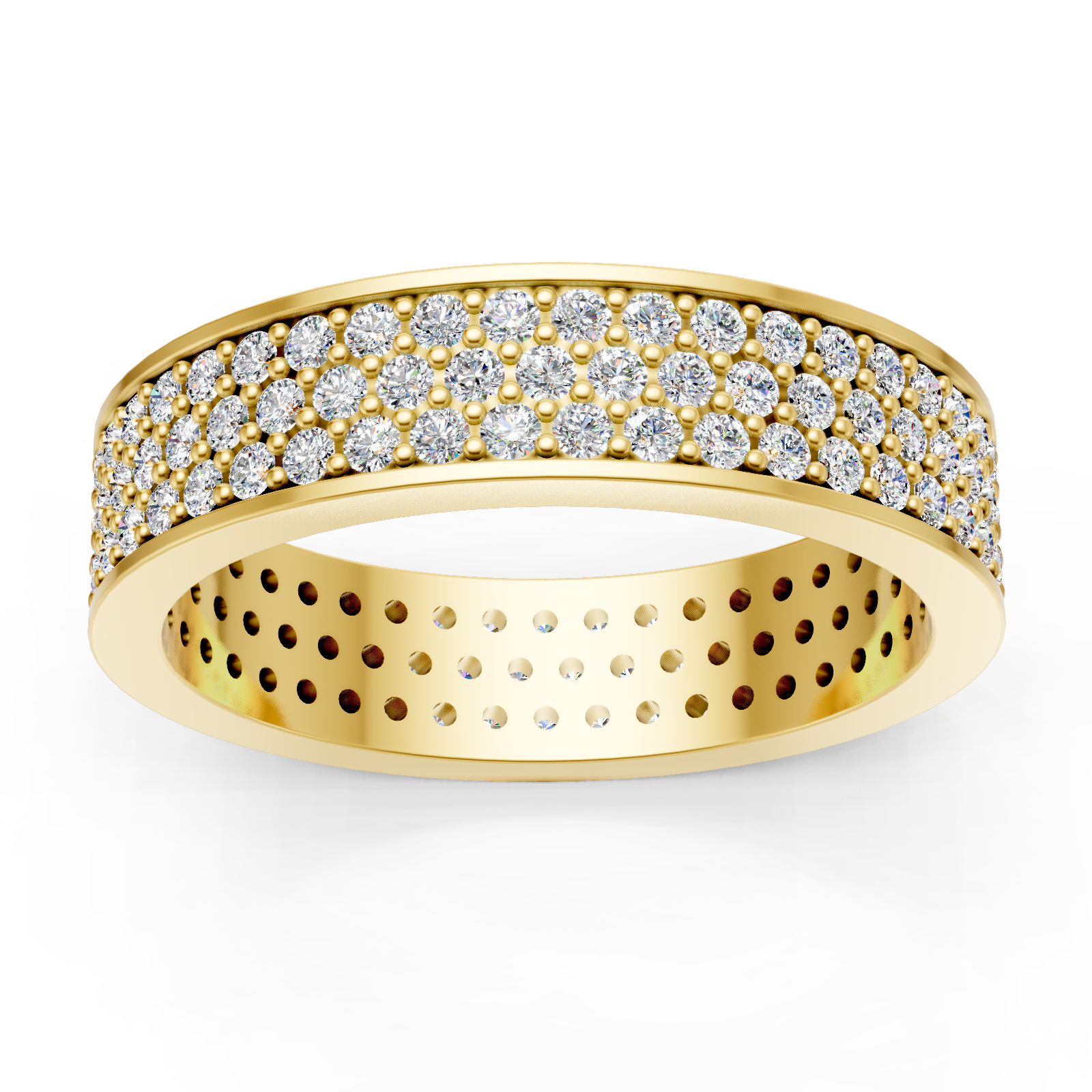 Alliance en or jaune 18 carats