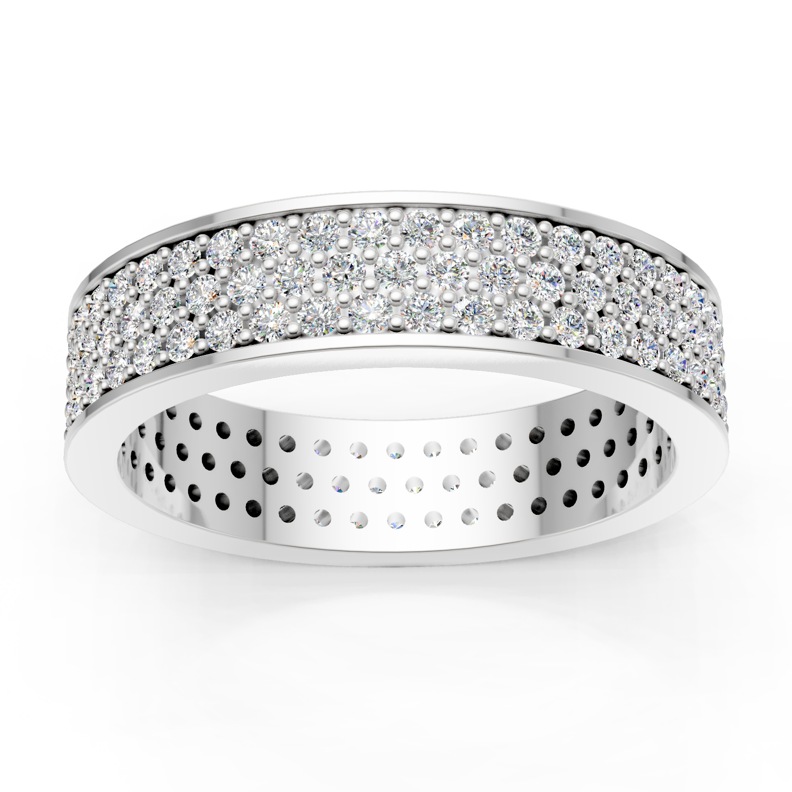 Alliance en or blanc 18 carats 