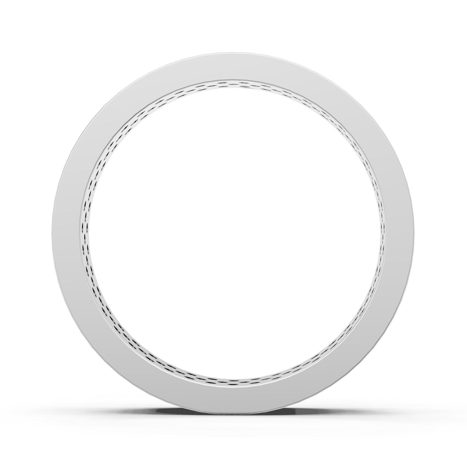 Alliance en or blanc 18 carats