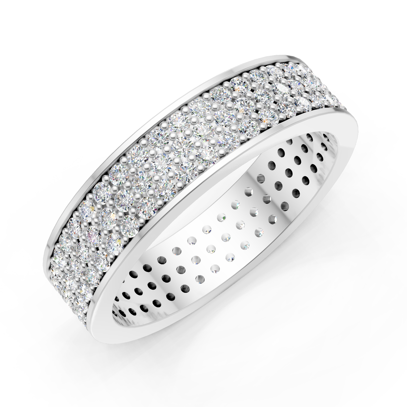 Alliance en or blanc 18 carats