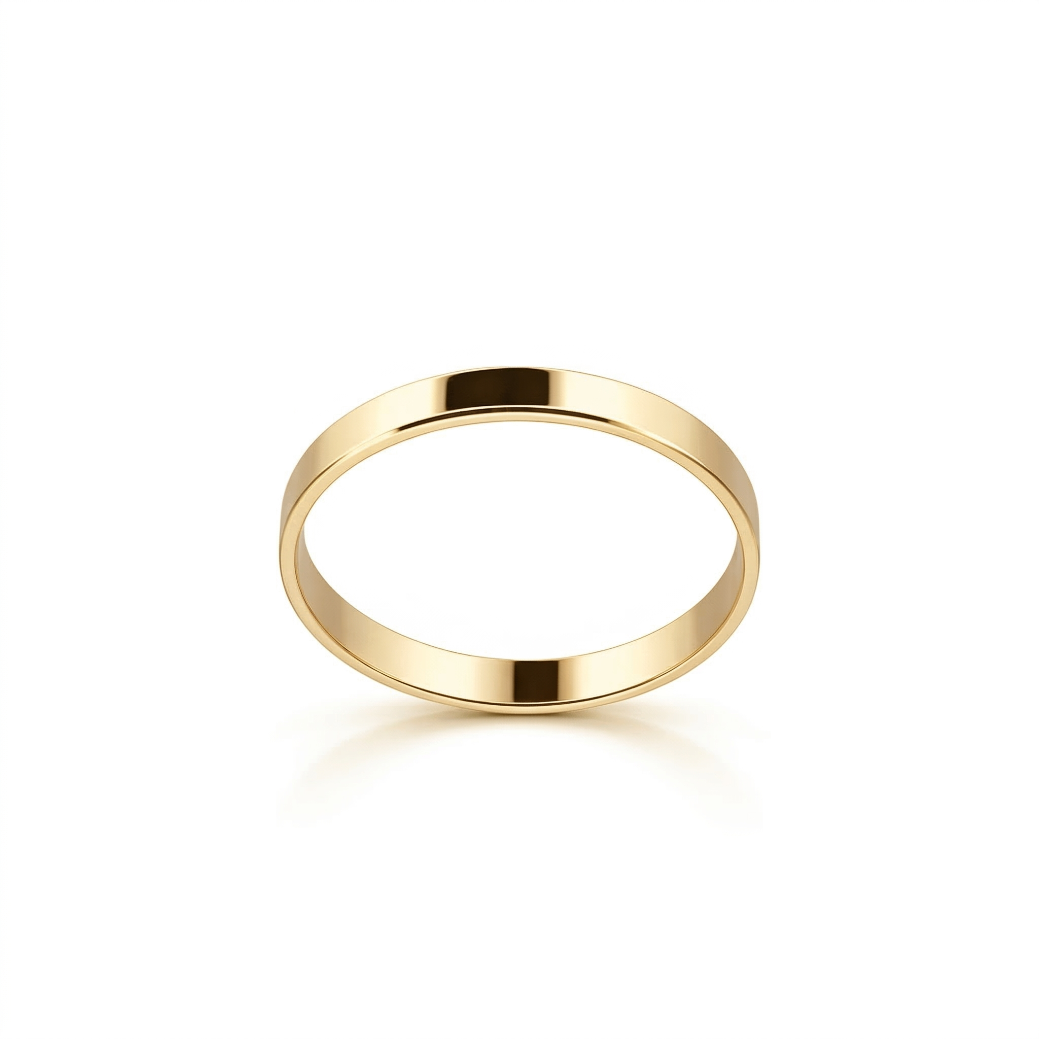 Alliance en or jaune 18 carats