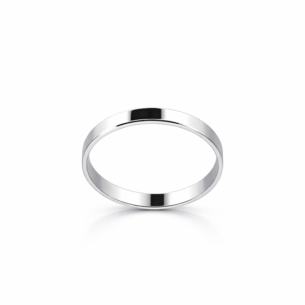 Alliance en or blanc 18 carats