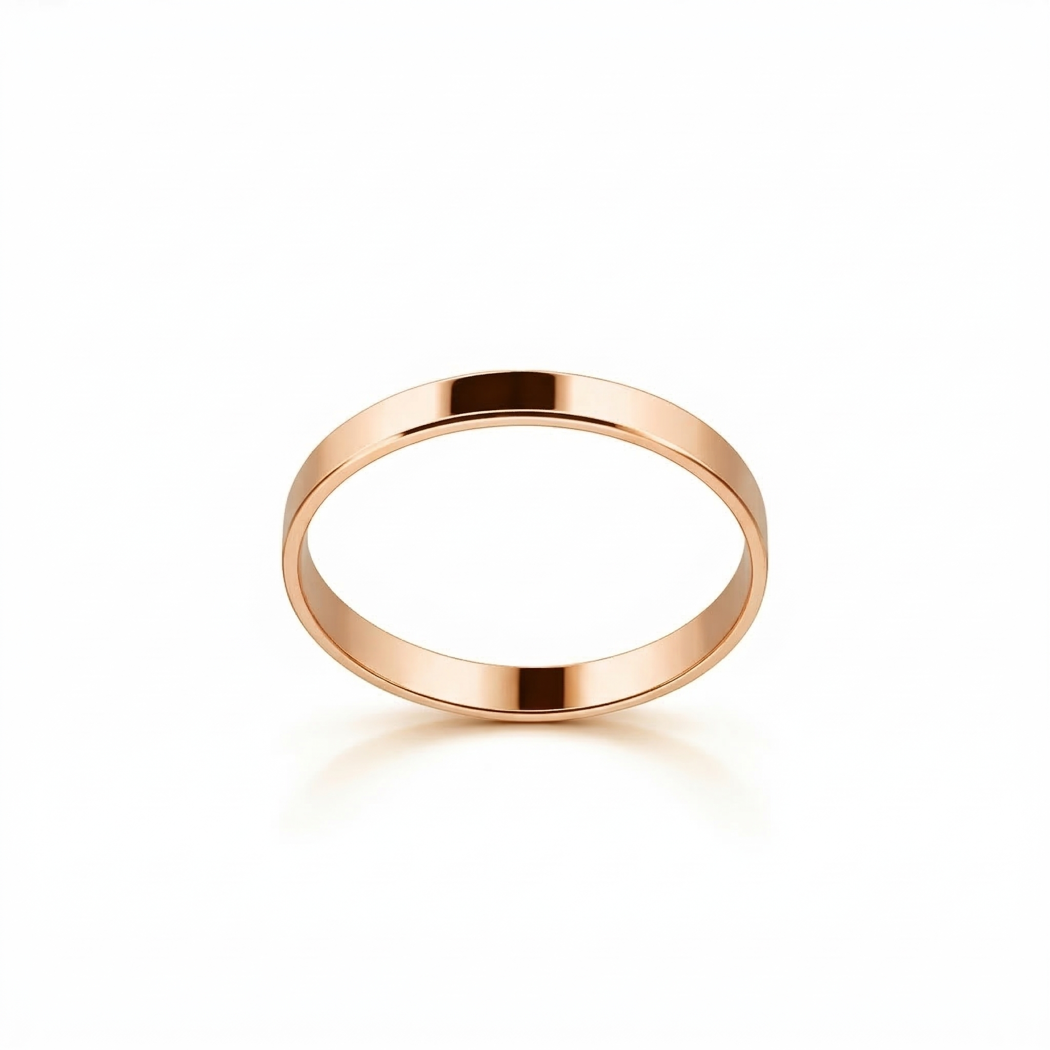 Alliance en or rouge 18 carats 