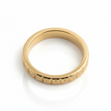 Alliance en or jaune 18 carats 