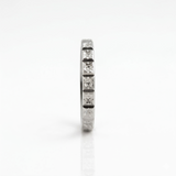 Alliance en or blanc 18 carats 