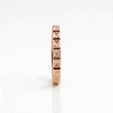 Alliance en or rouge 18 carats 