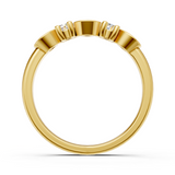 Alliance en or jaune 18 carats