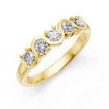 Alliance en or jaune 18 carats