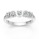 Alliance en or blanc 18 carats