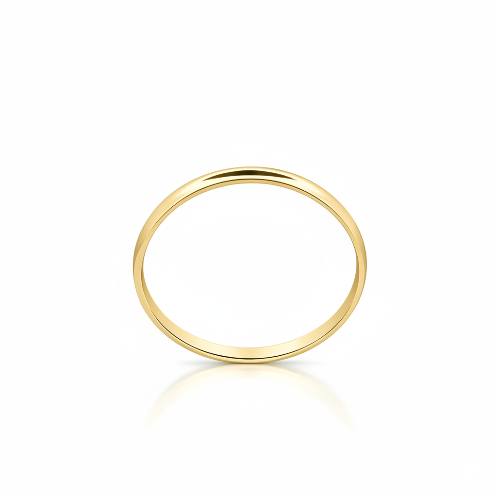 Alliance en or jaune 18 carats 