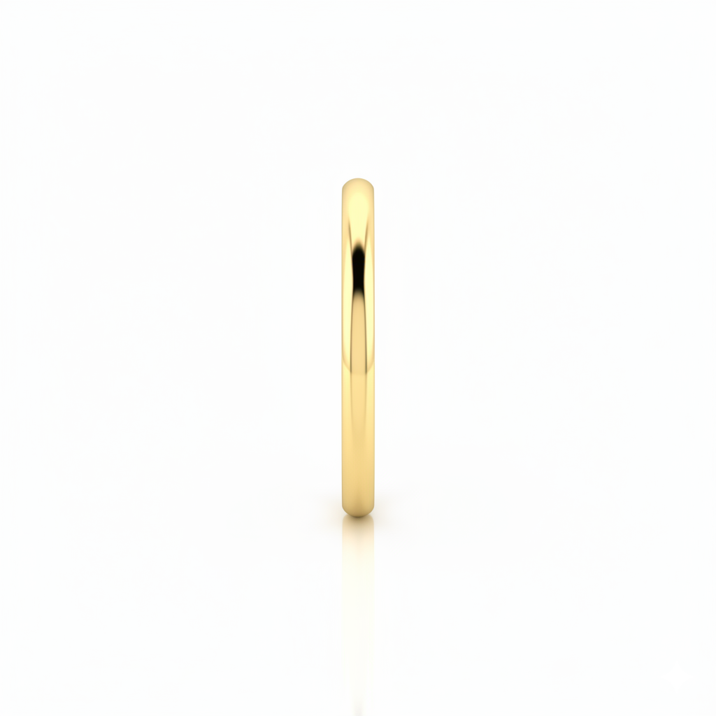 Alliance en or jaune 18 carats