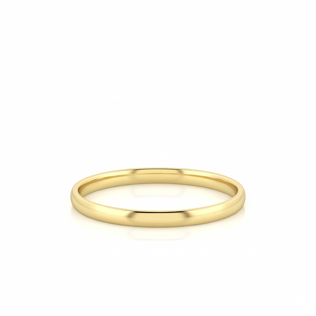 Alliance en or jaune 18 carats