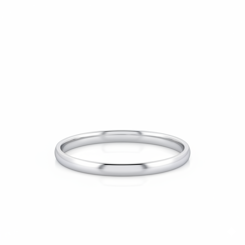 Alliance en or blanc 18 carats 