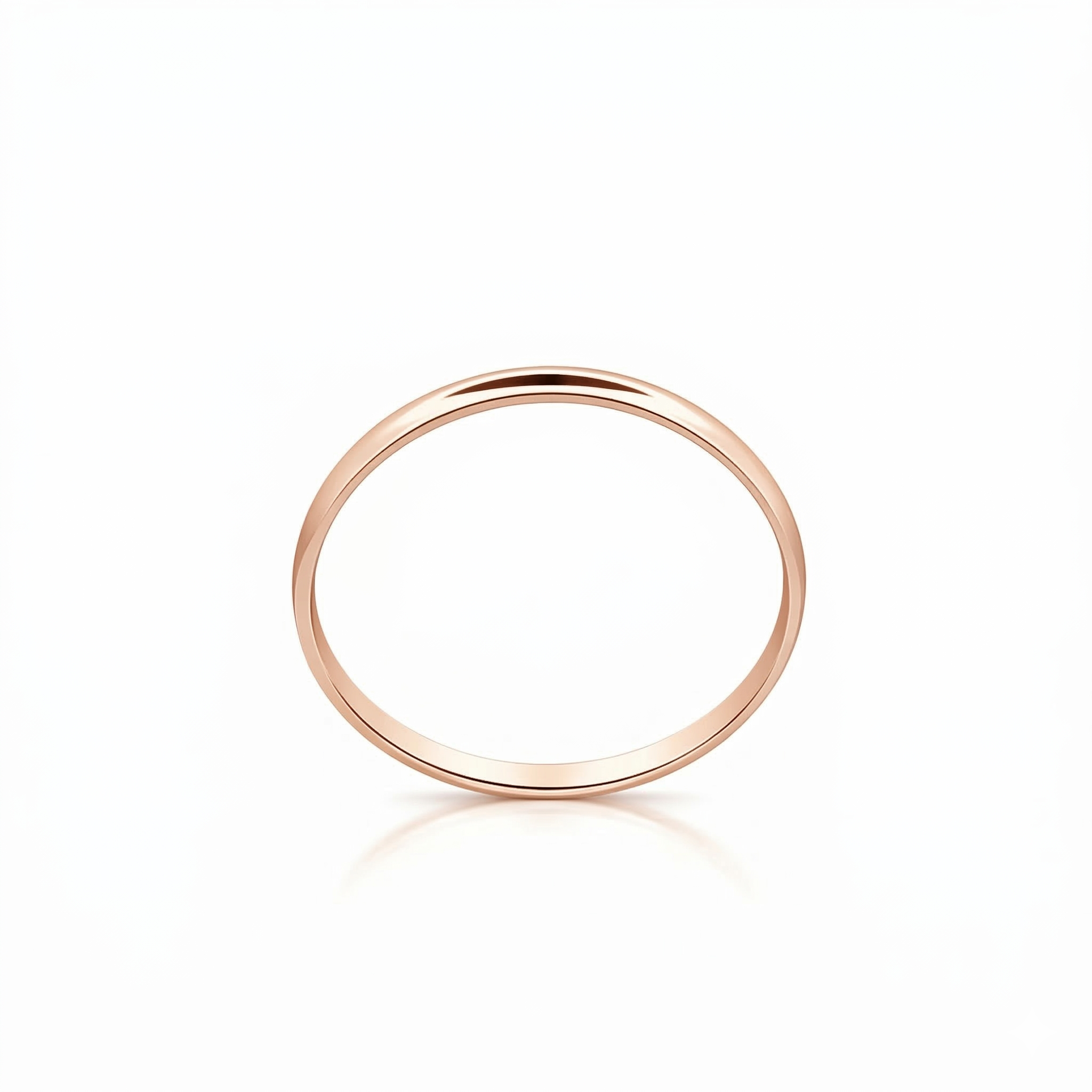 Alliance en or rouge 18 carats 