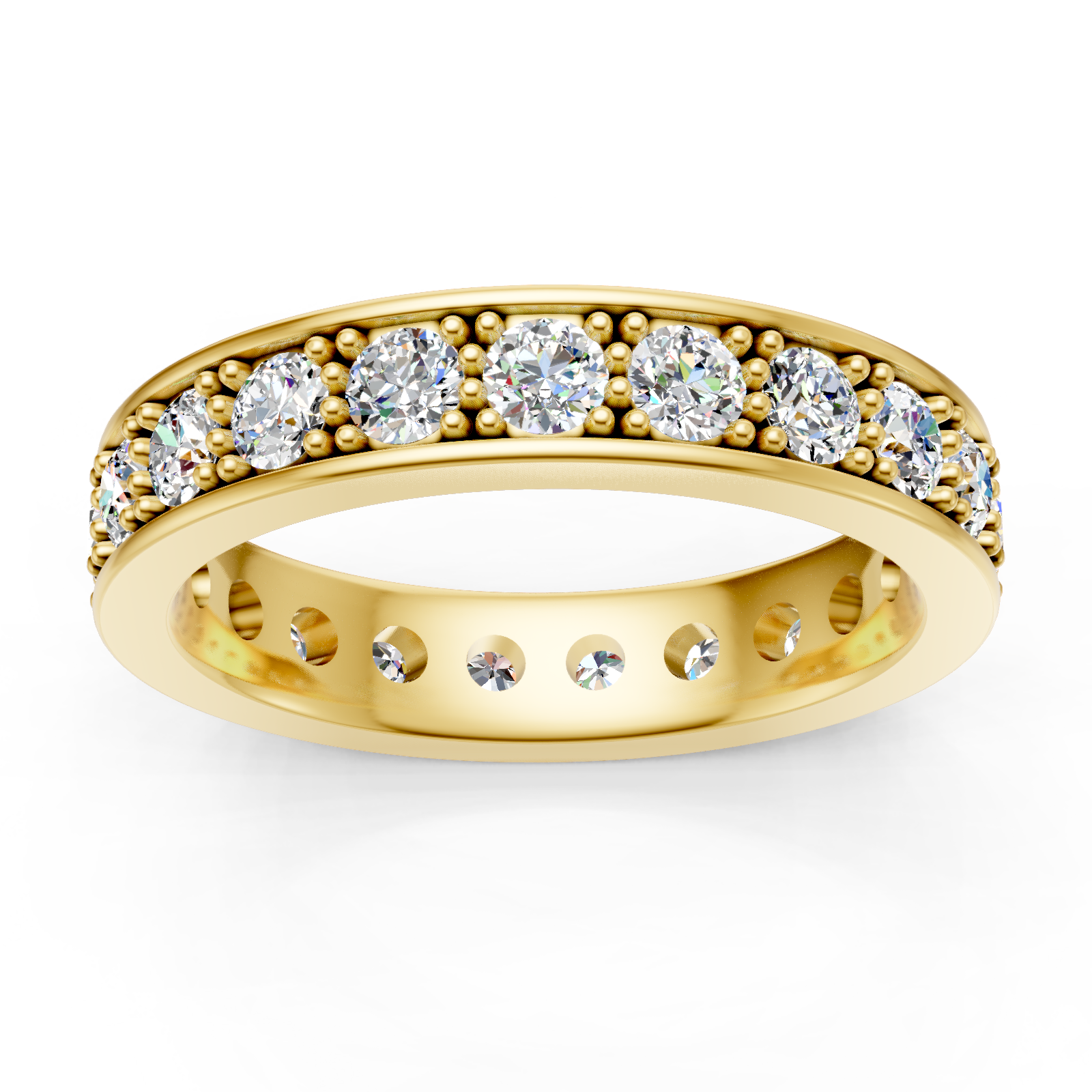 Alliance en or jaune 18 carats
