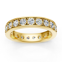 Alliance en or jaune 18 carats