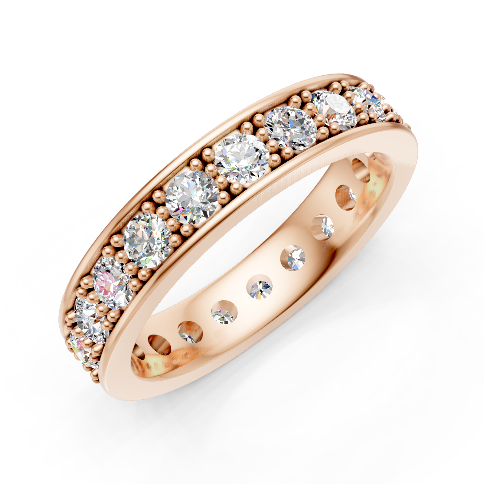 Alliance en or rouge 18 carats