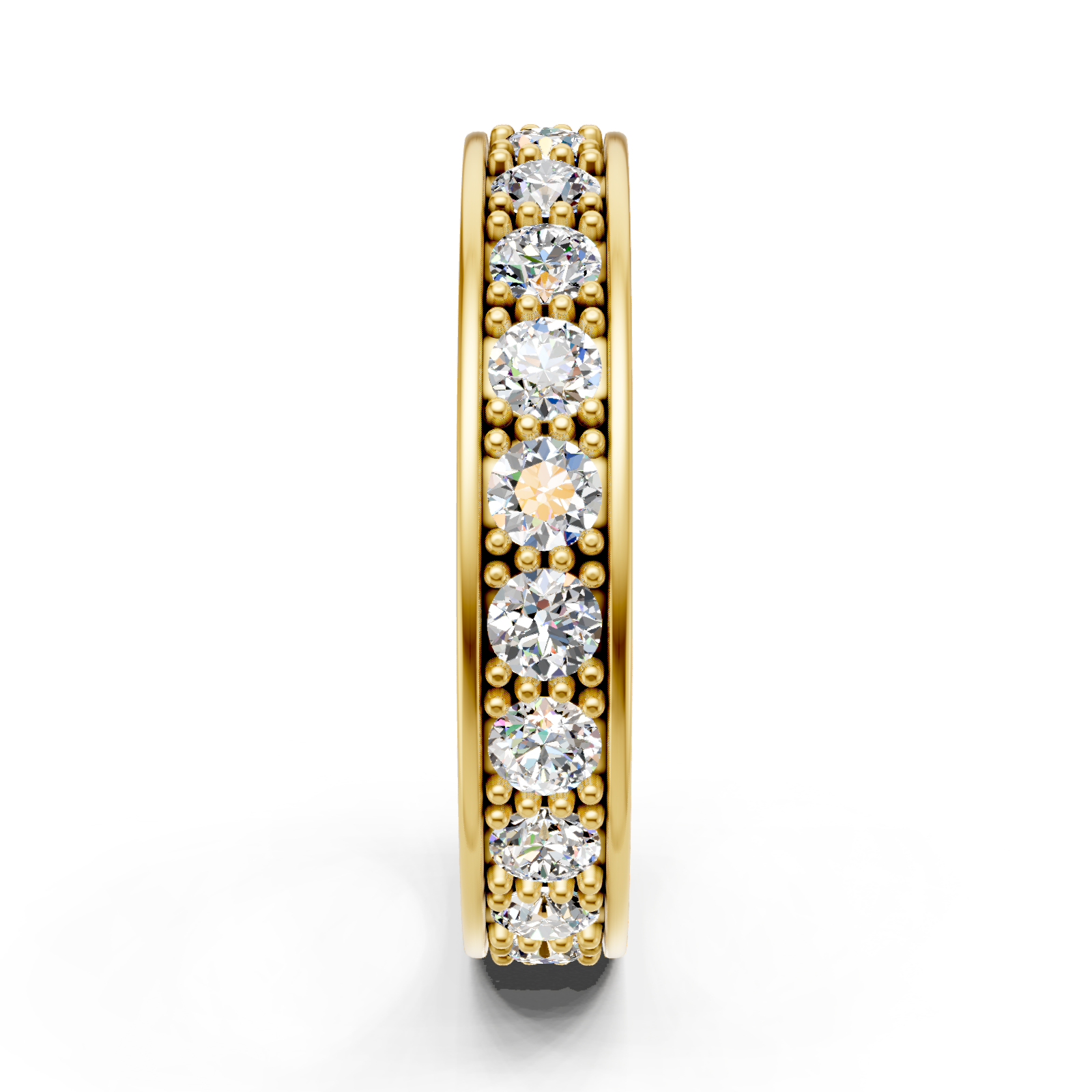 Alliance en or jaune 18 carats