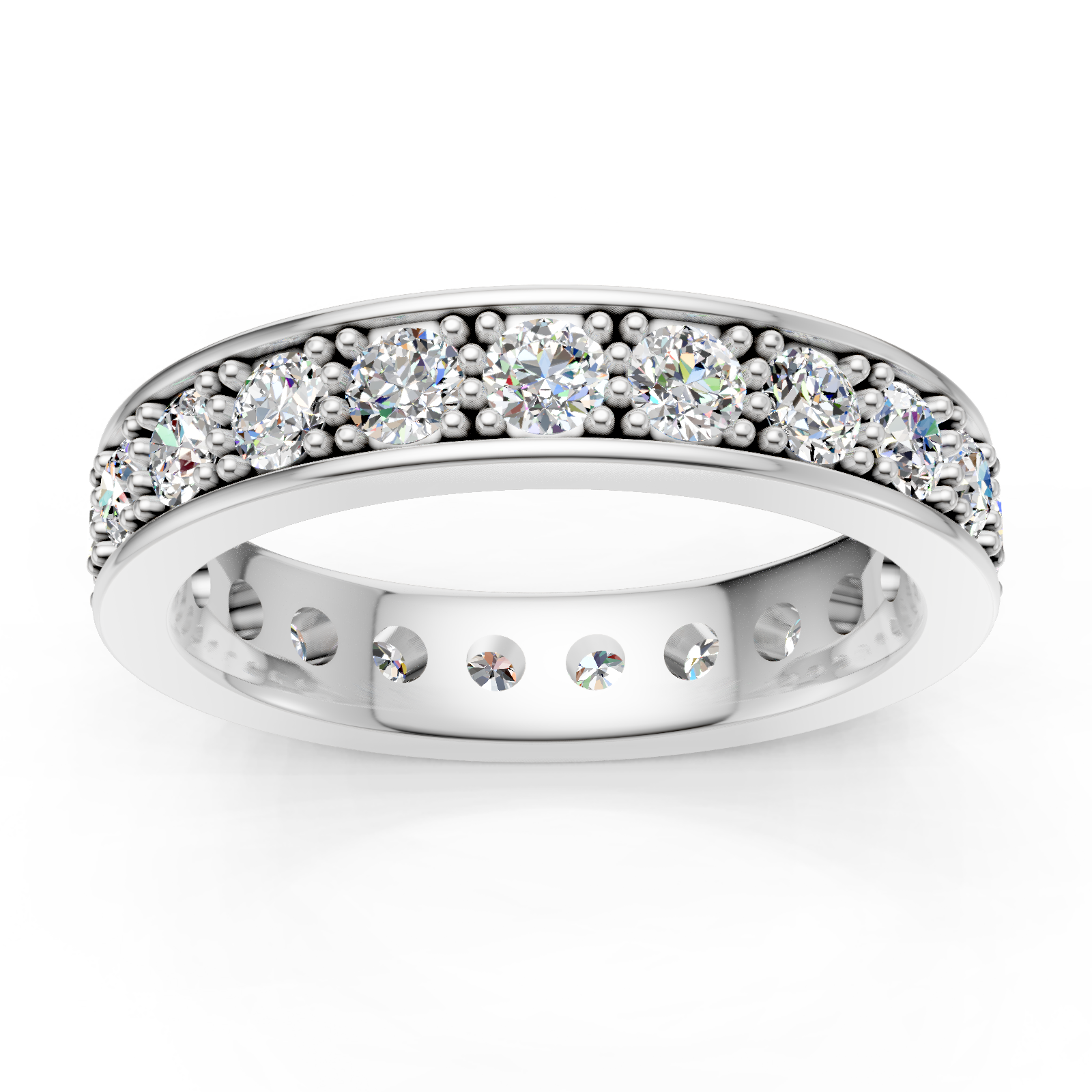 Alliance en or blanc 18 carats