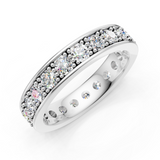 Alliance en or blanc 18 carats