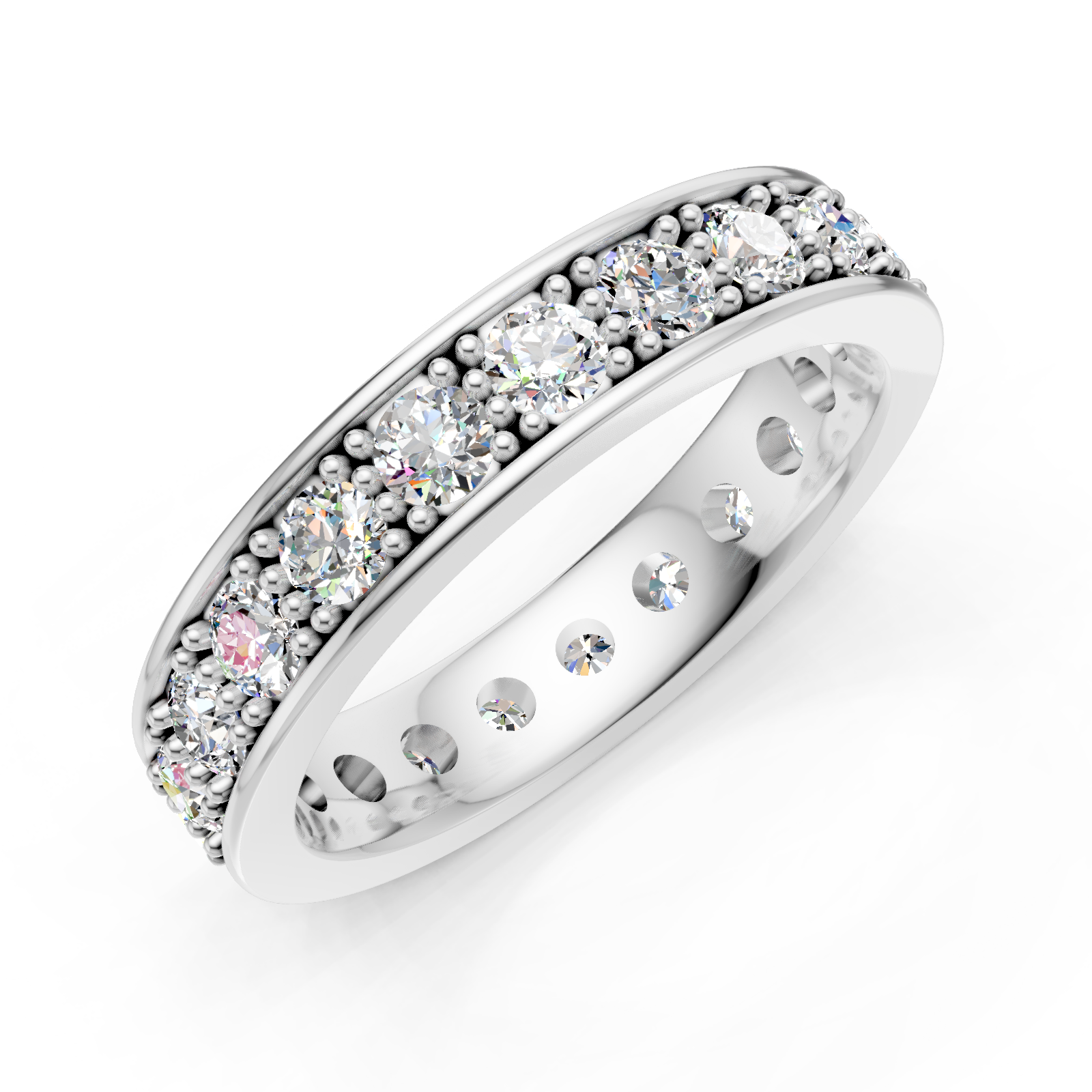 Alliance en or blanc 18 carats