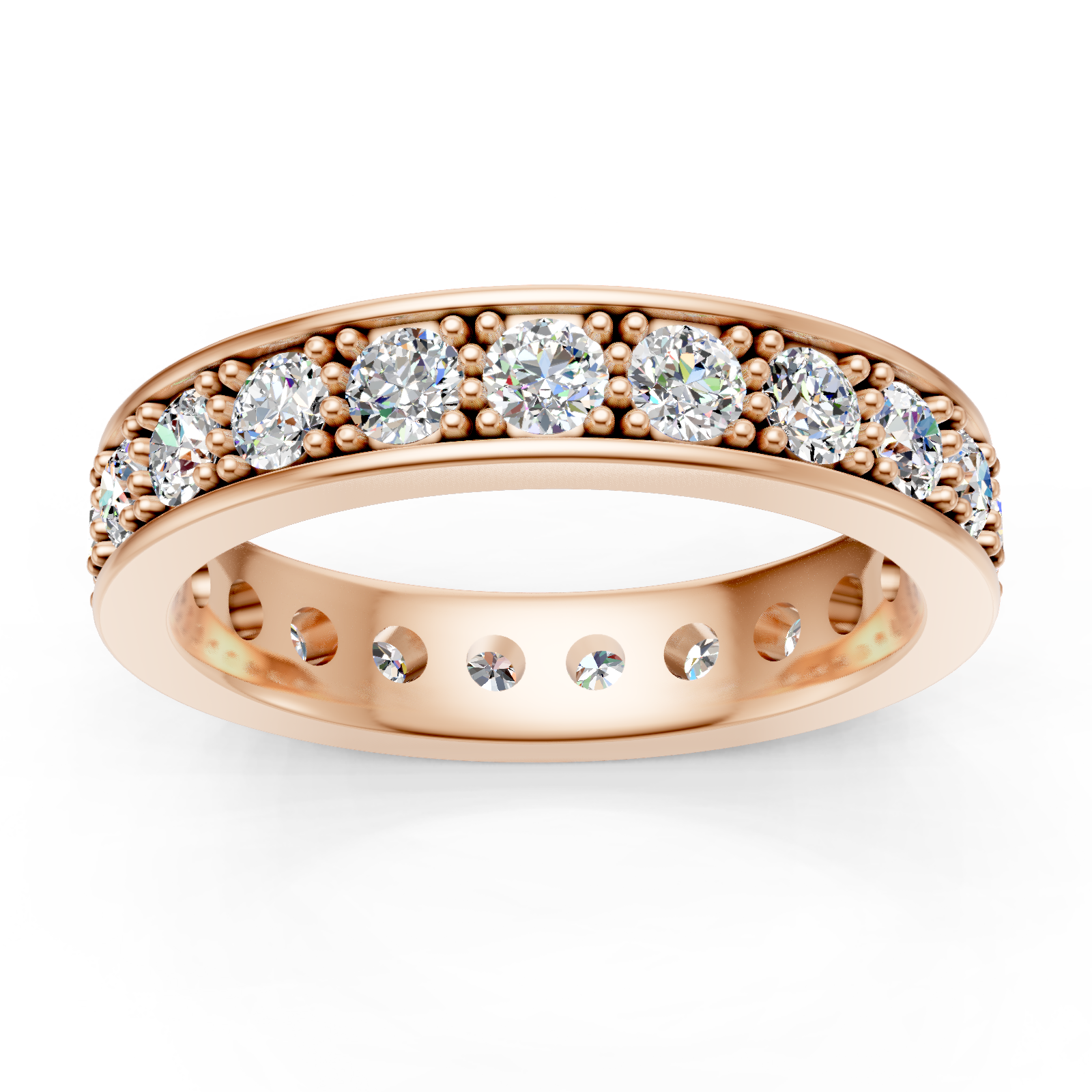 Alliance en or rouge 18 carats 