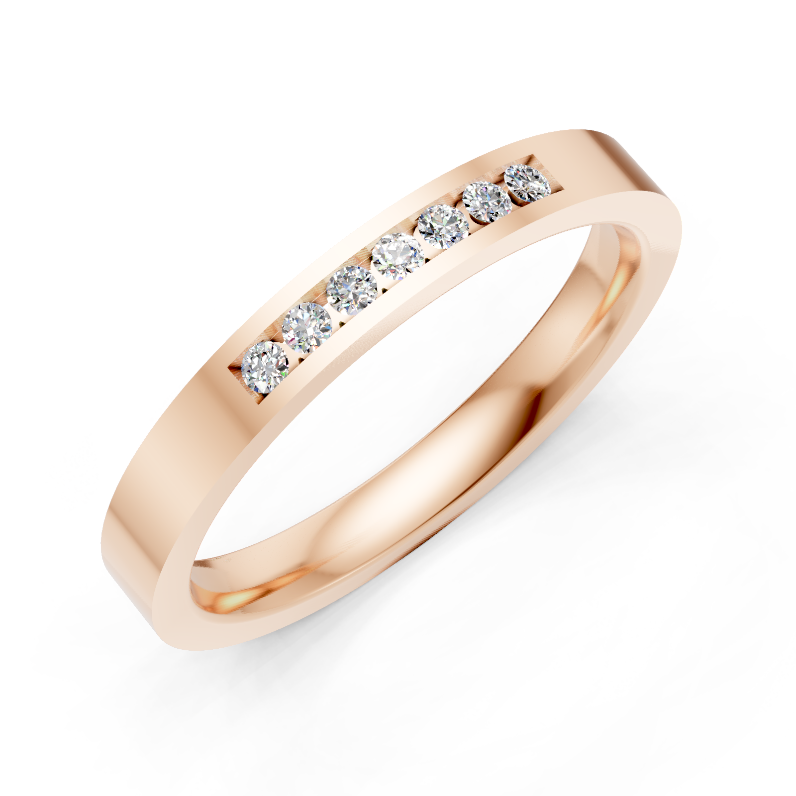 Alliance en or rouge 18 carats