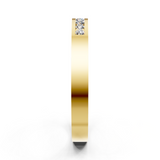 Alliance en or jaune 18 carats