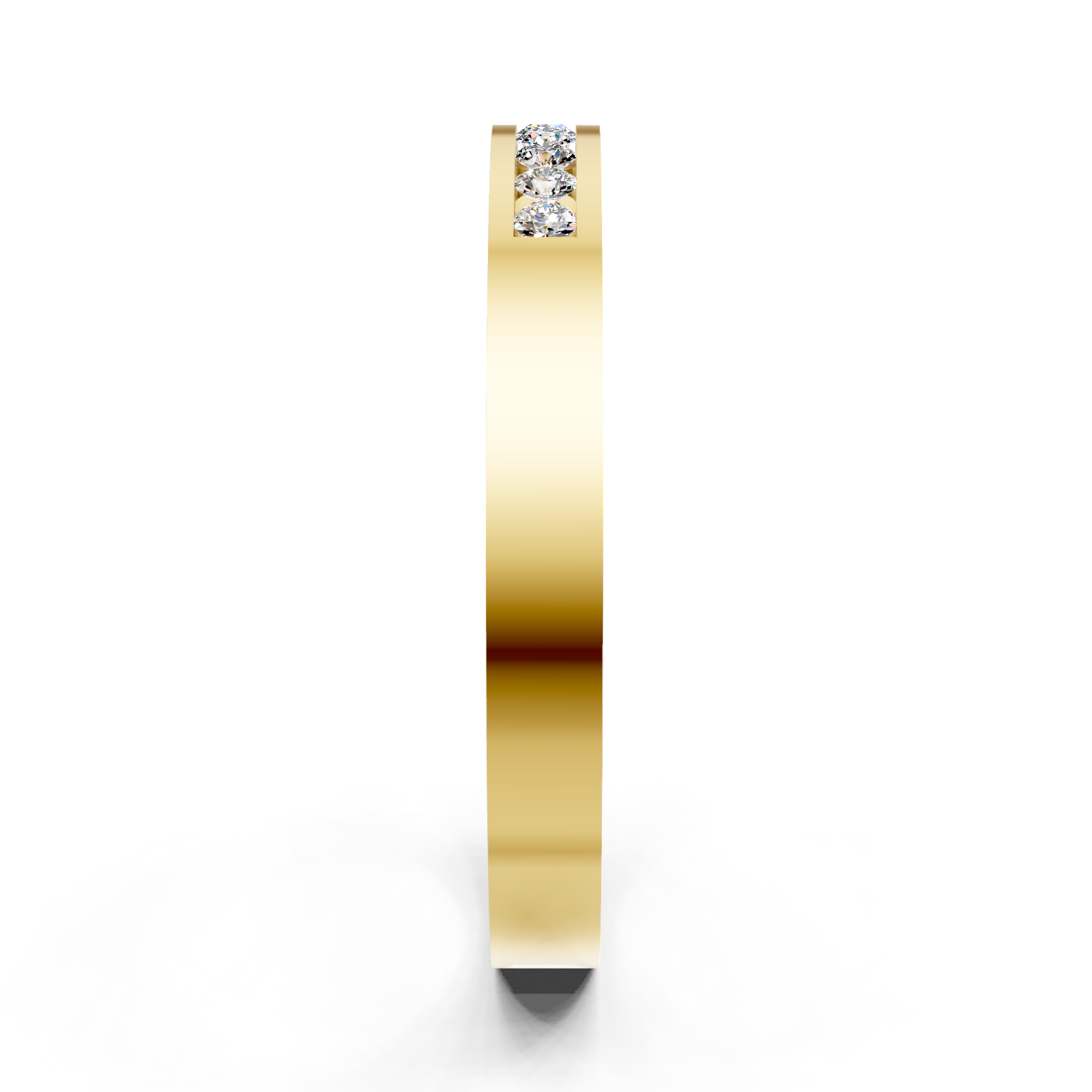 Alliance en or jaune 18 carats