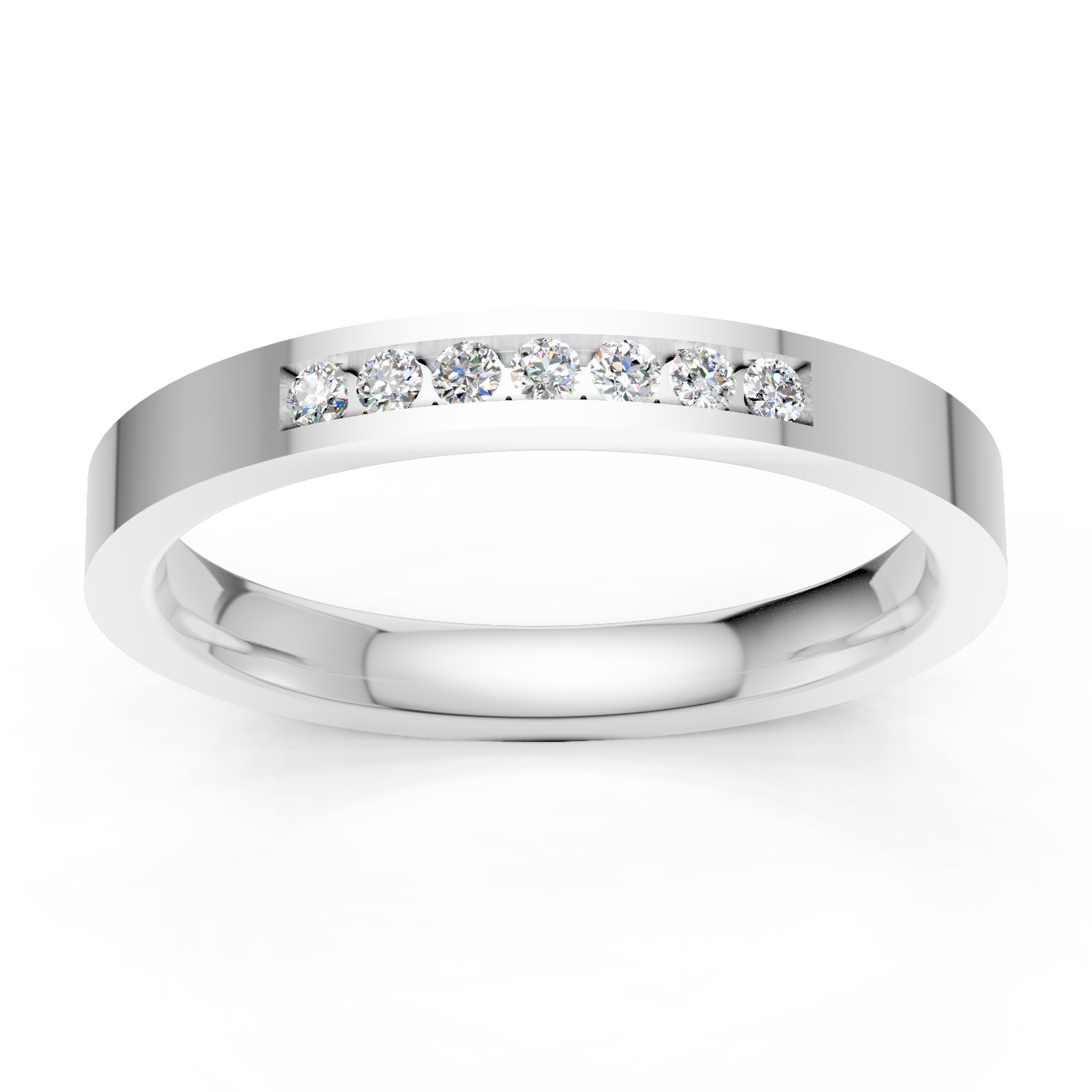 Alliance en or blanc 18 carats 