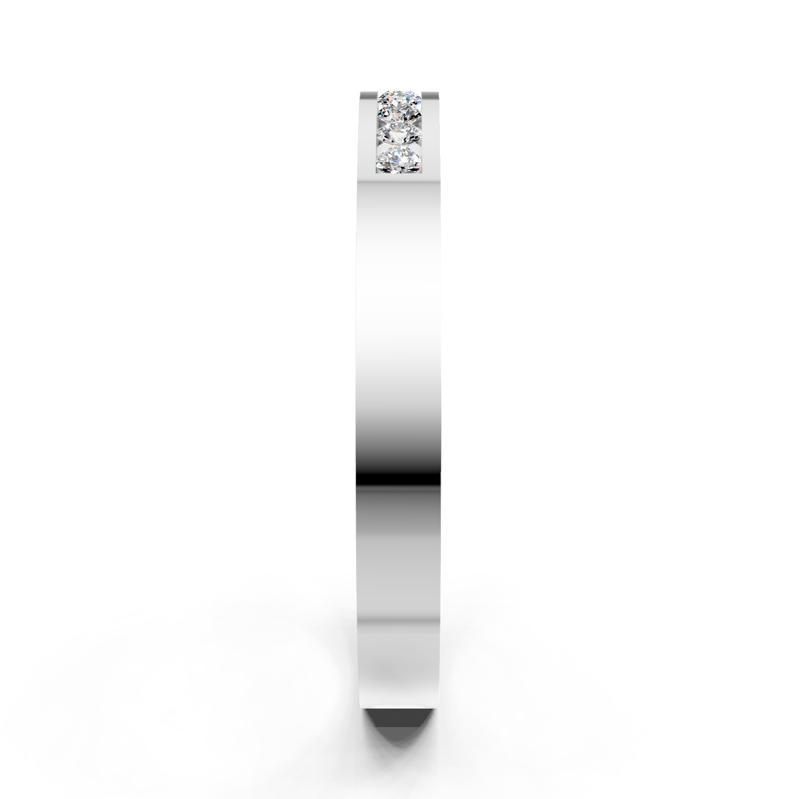 Alliance en or blanc 18 carats