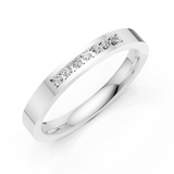 Alliance en or blanc 18 carats