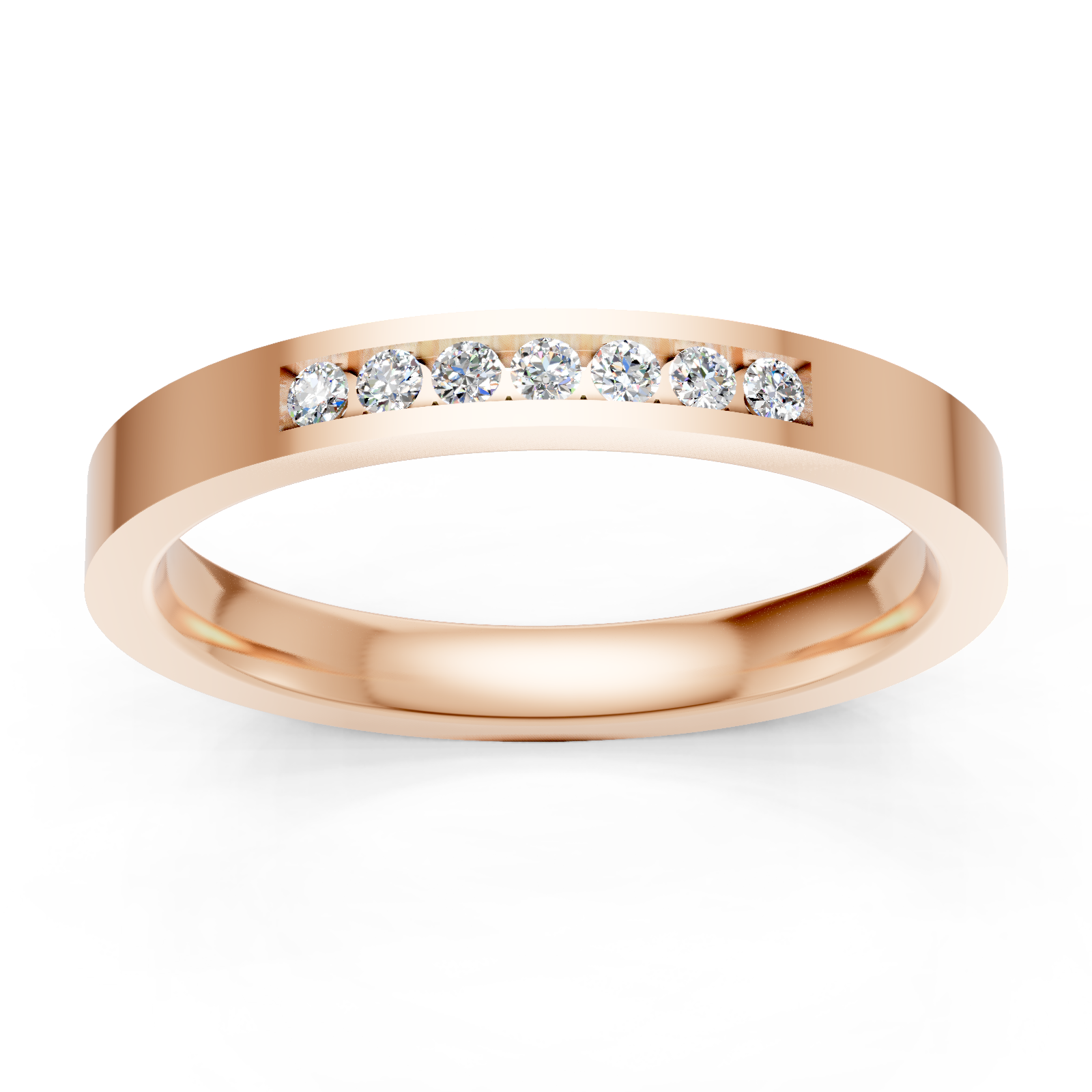Alliance en or rouge 18 carats