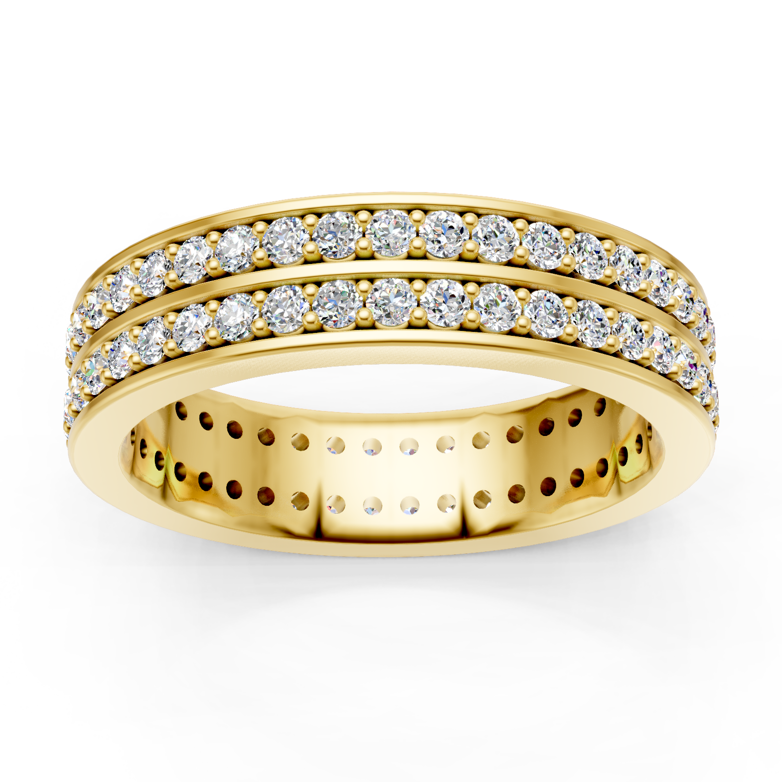 Alliance en or jaune 18 carats