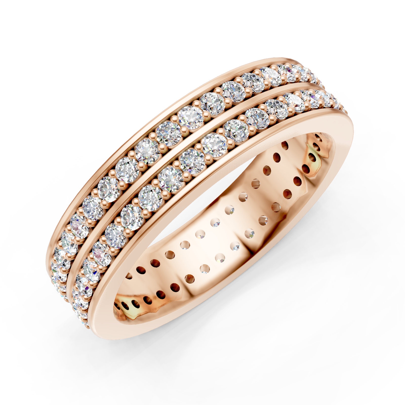 Alliance Arya en or rouge 18 carats