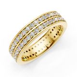Alliance en or jaune 18 carats