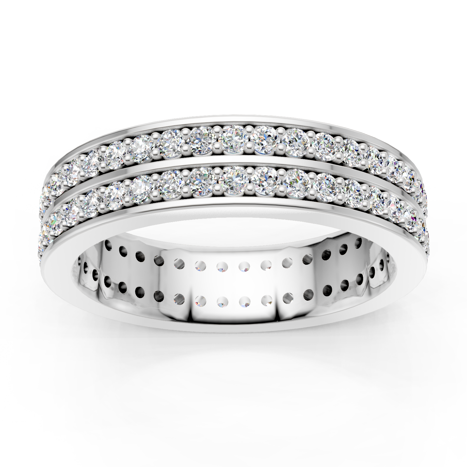 Alliance en or blanc 18 carats