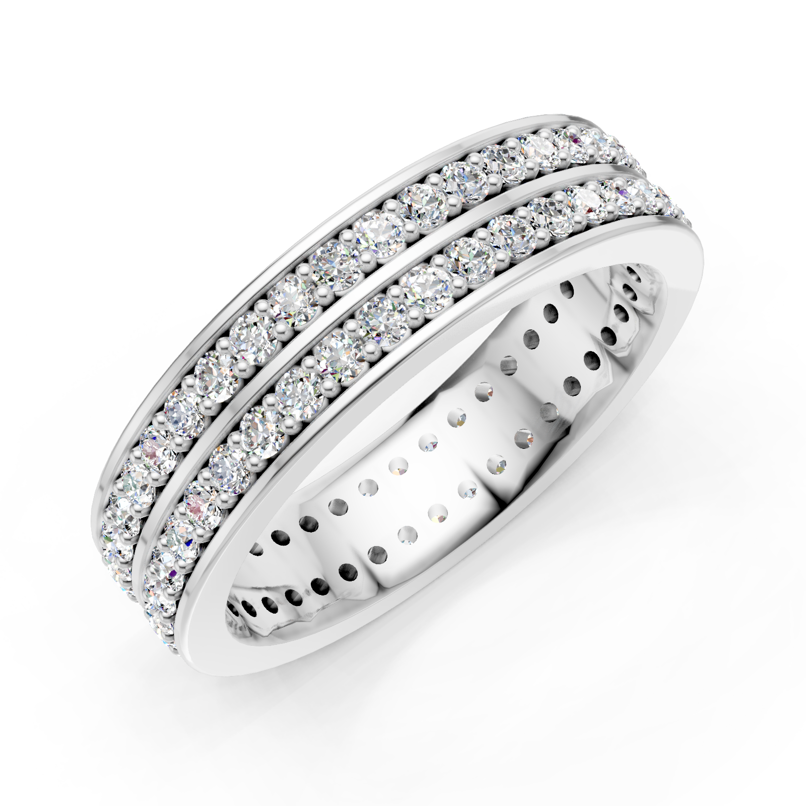 Alliance en or blanc 18 carats