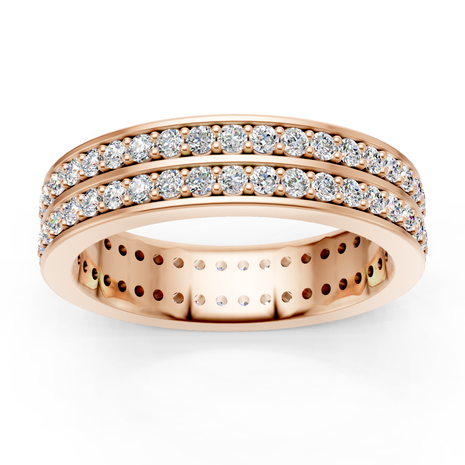 Alliance en or rouge 18 carats