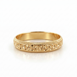 Alliance en or jaune 18 carats