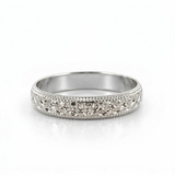 Alliance en or blanc 18 carats 