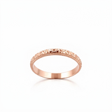 Alliance en or rouge 18 carats