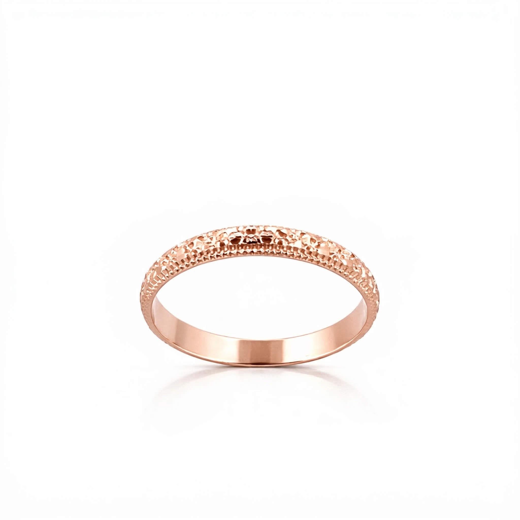 Alliance en or rouge 18 carats