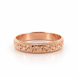 Alliance en or rouge 18 carats 
