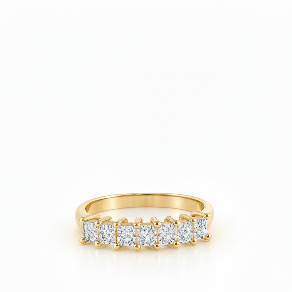 Alliance en or jaune 18 carats