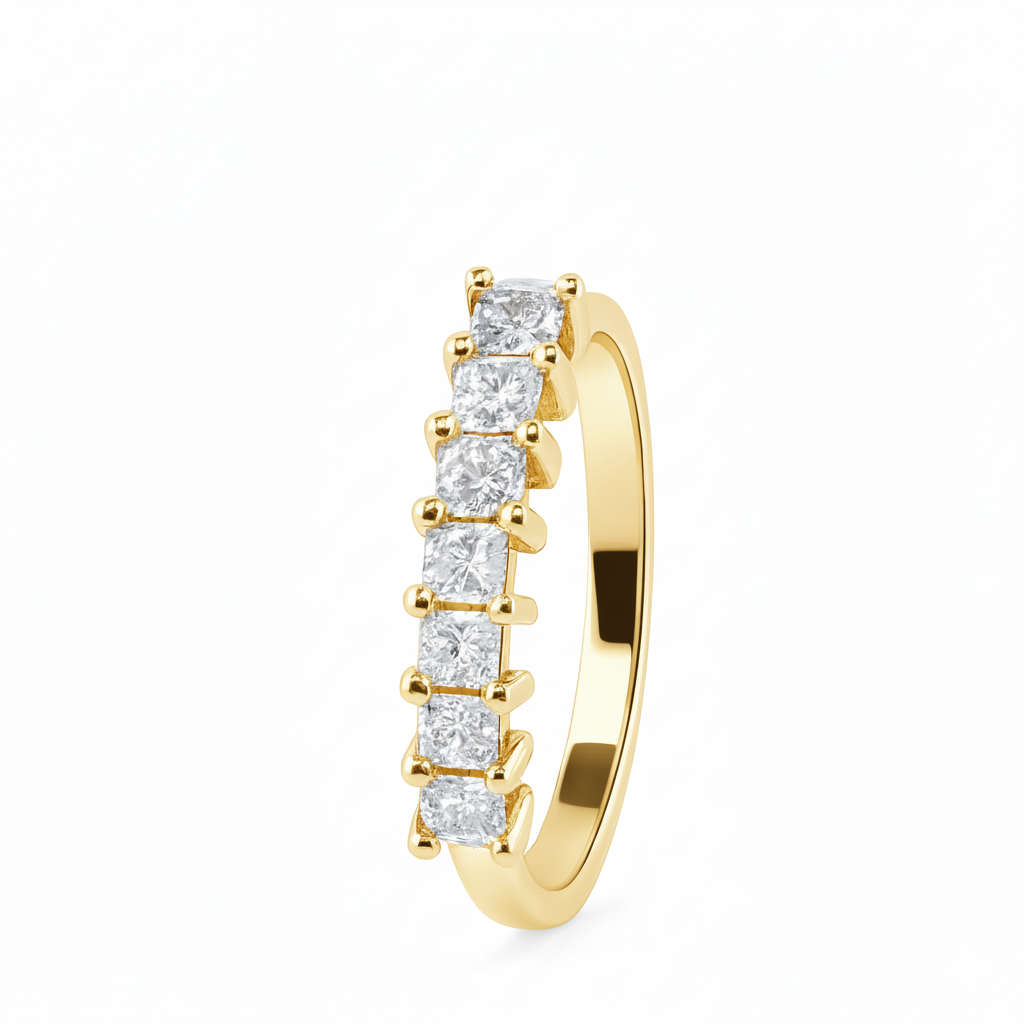 Alliance en or jaune 18 carats