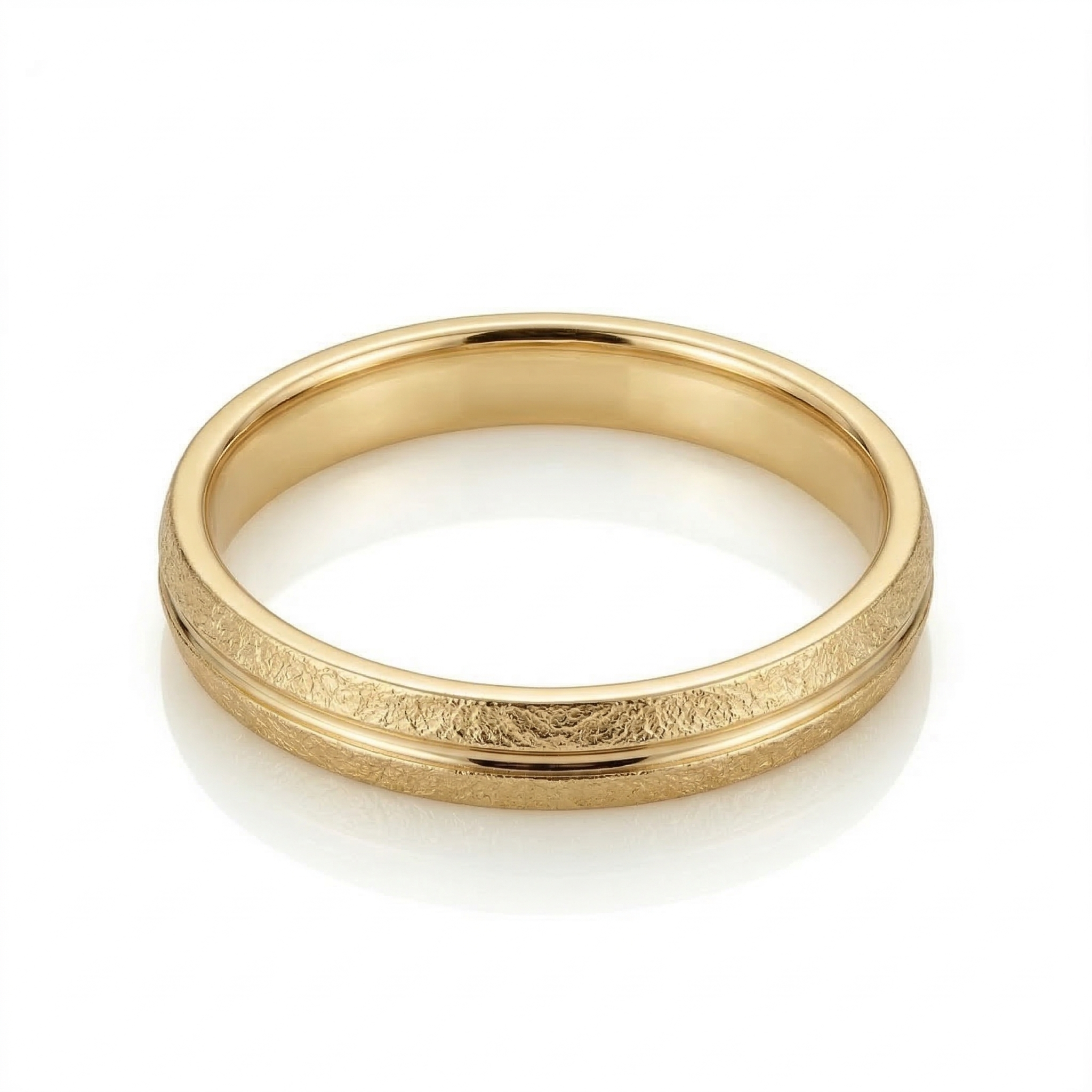Alliance en or jaune 18 carats