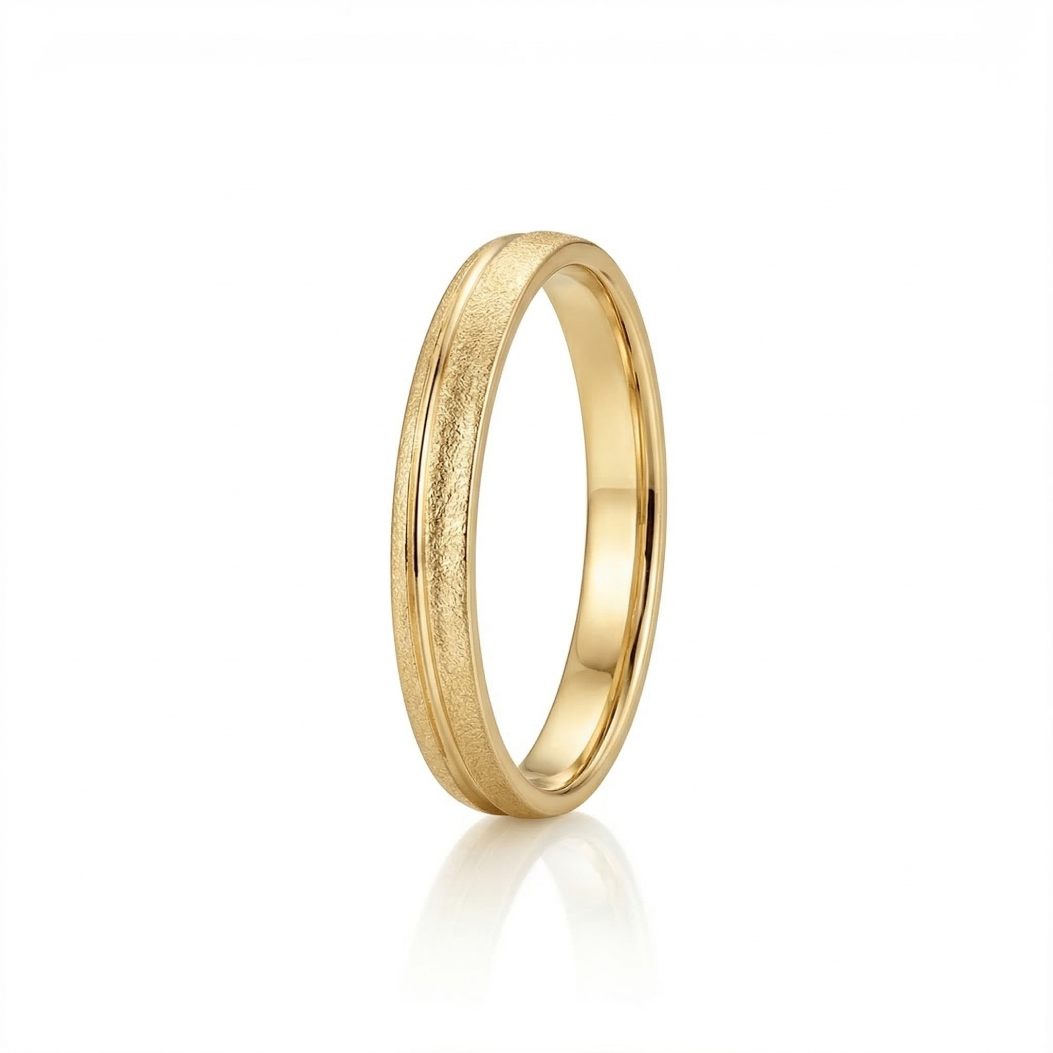 Alliance en or jaune 18 carats 