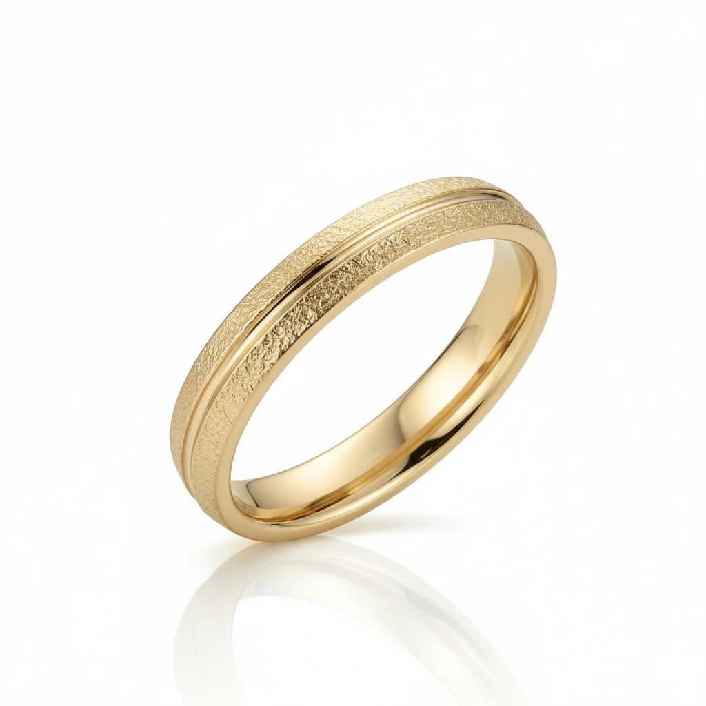 Alliance en or jaune 18 carats 