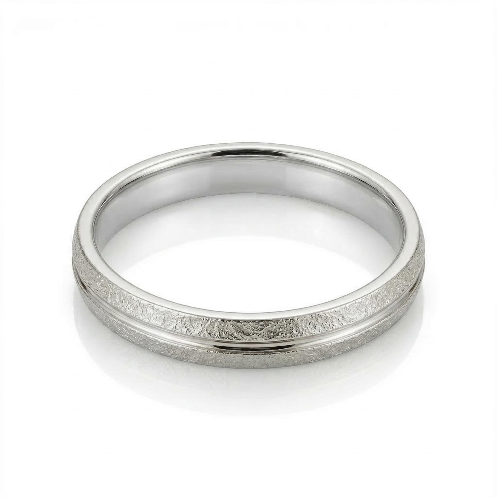 Alliance en or blanc 18 carats